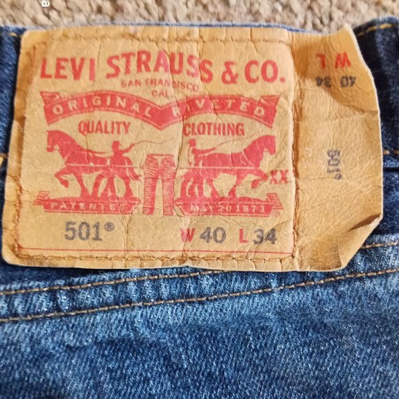 2 pairs of men's Levi's 501 button fly jeans - Picture 3 of 4